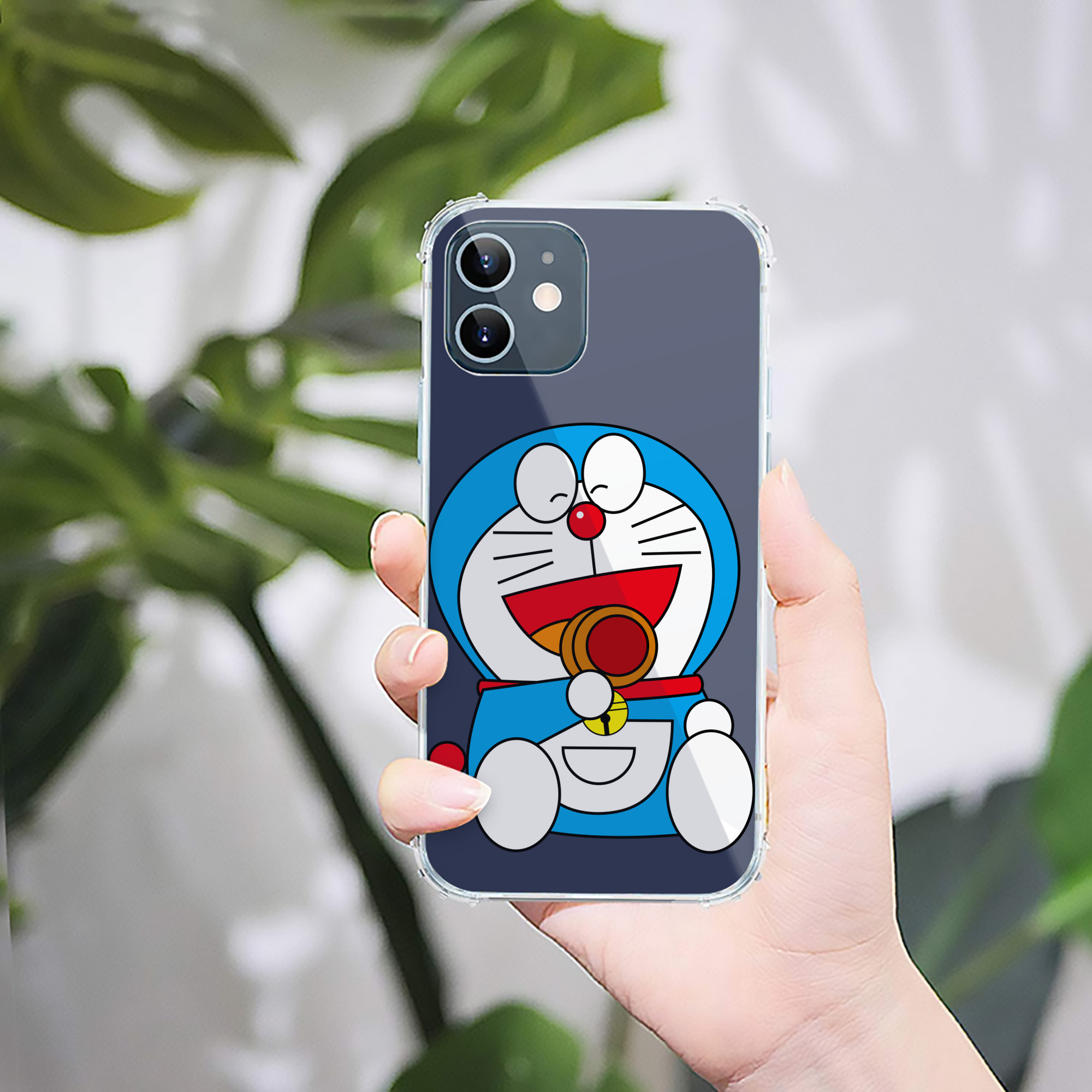 （画像用） ドラえもん Doraemon 【iPhone 12シリーズ対応】透明スマホケース（クリアソフトケース）